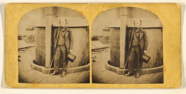 London Stereoscopic and Photographic Company, I.K. Brunel, Esq., (taken on his last visit to the Ship.) [The Great Eastern]