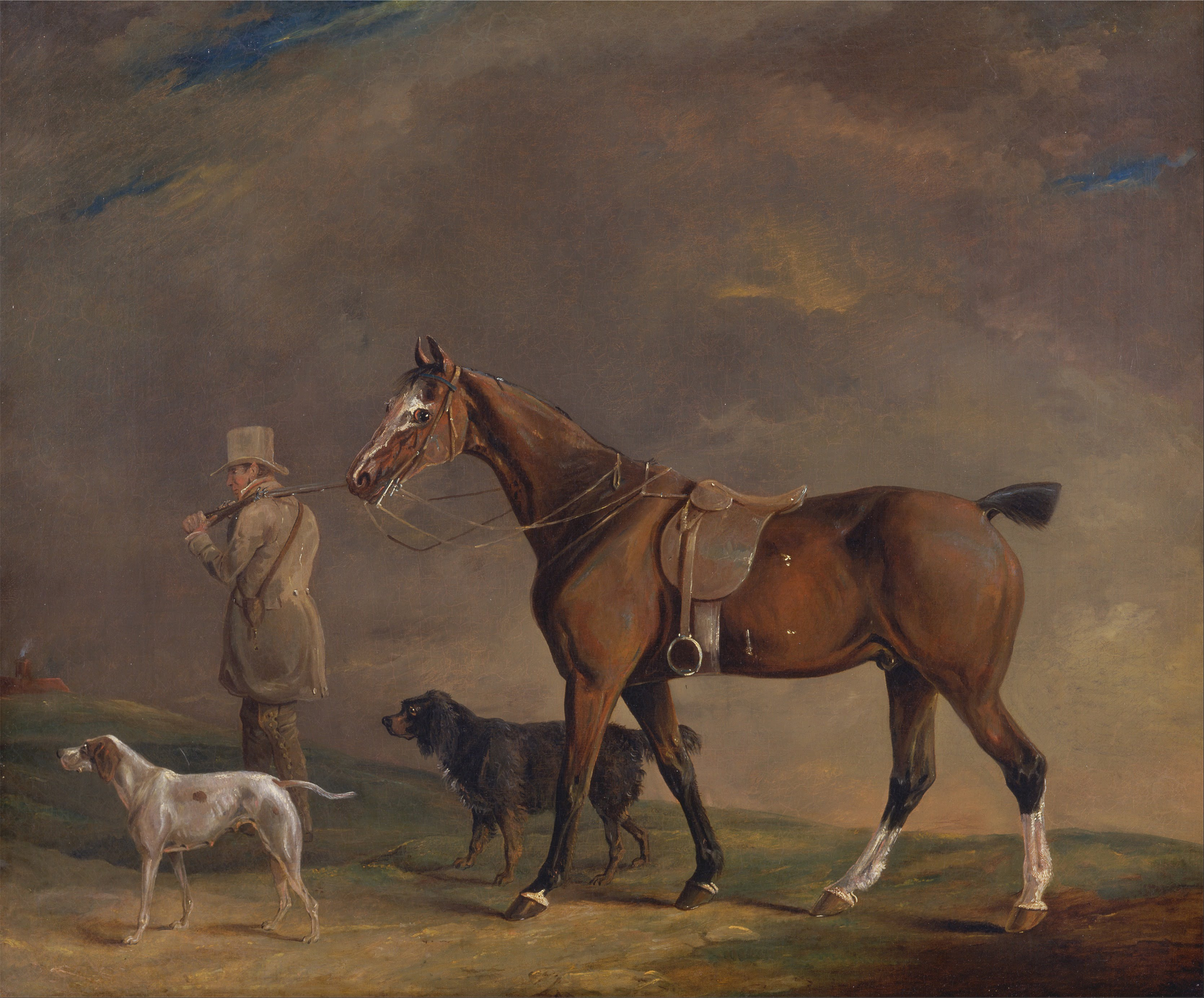Edwin Cooper, A Sportsman with Shooting Pony and Gun Dog