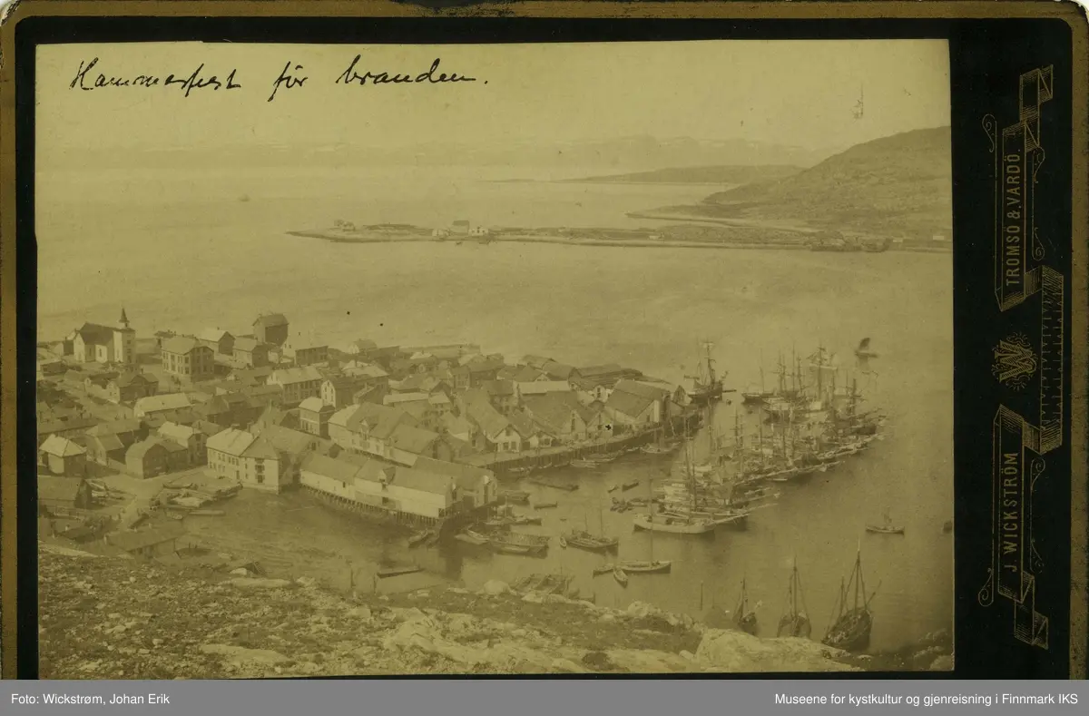 Johan Erik Wickstrøm, Hammerfest før branden.