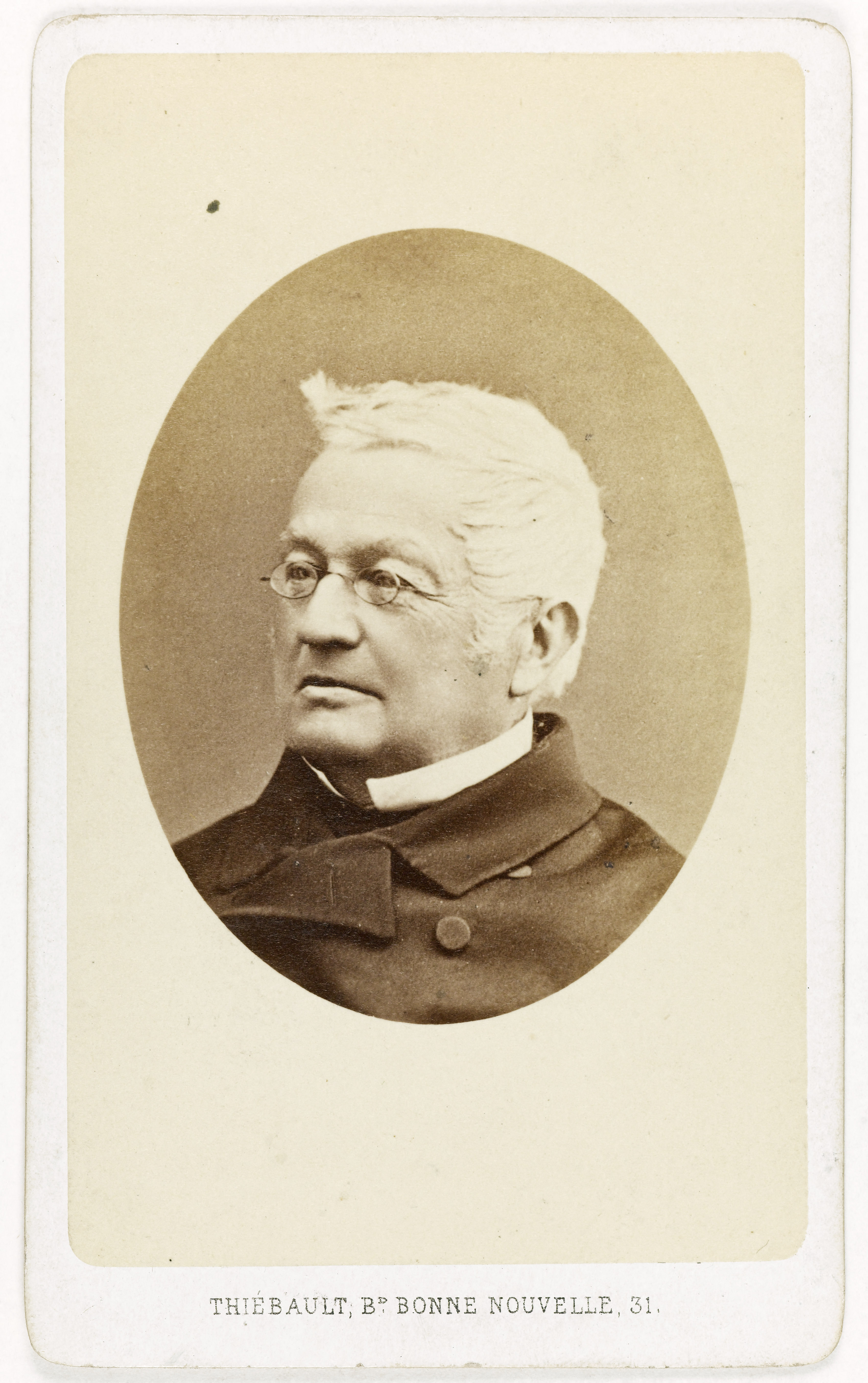 Bacard Fils, Portrait d'Adolphe Thiers (1797-1877), historien, homme d'état, premier président de la Troisième République