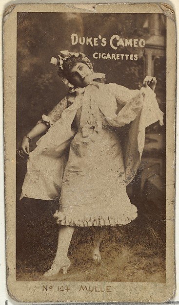 W. Duke, Sons & Co., Card Number 124, Ida Mulle, from the Actors and Actresses series (N145-4) issued by Duke Sons & Co. to promote Cameo Cigarettes