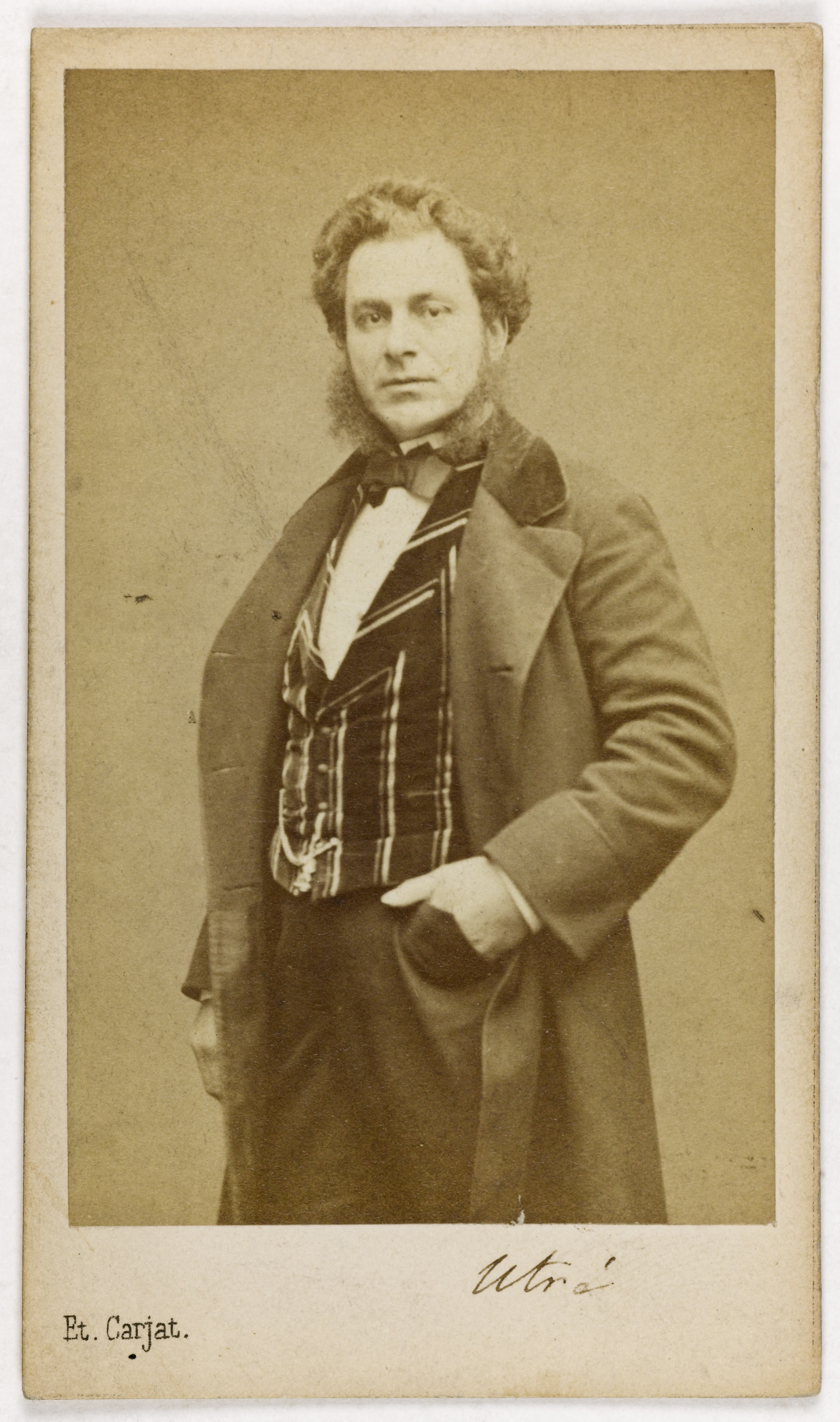Carjat & Cie, Portrait de Mr Utré