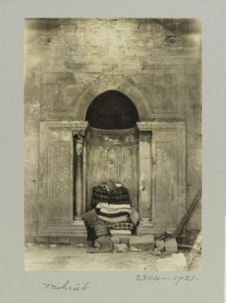 K.A.C. Creswell, Mihrab of Madrasa al-Zahiriyya, Aleppo