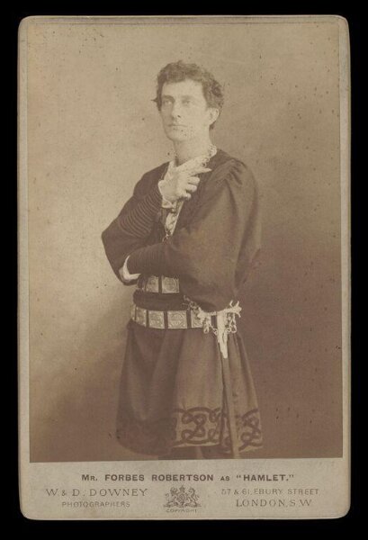 W. & D. Downey, Portrait of Sir Johnston Forbes-Robertson as Hamlet