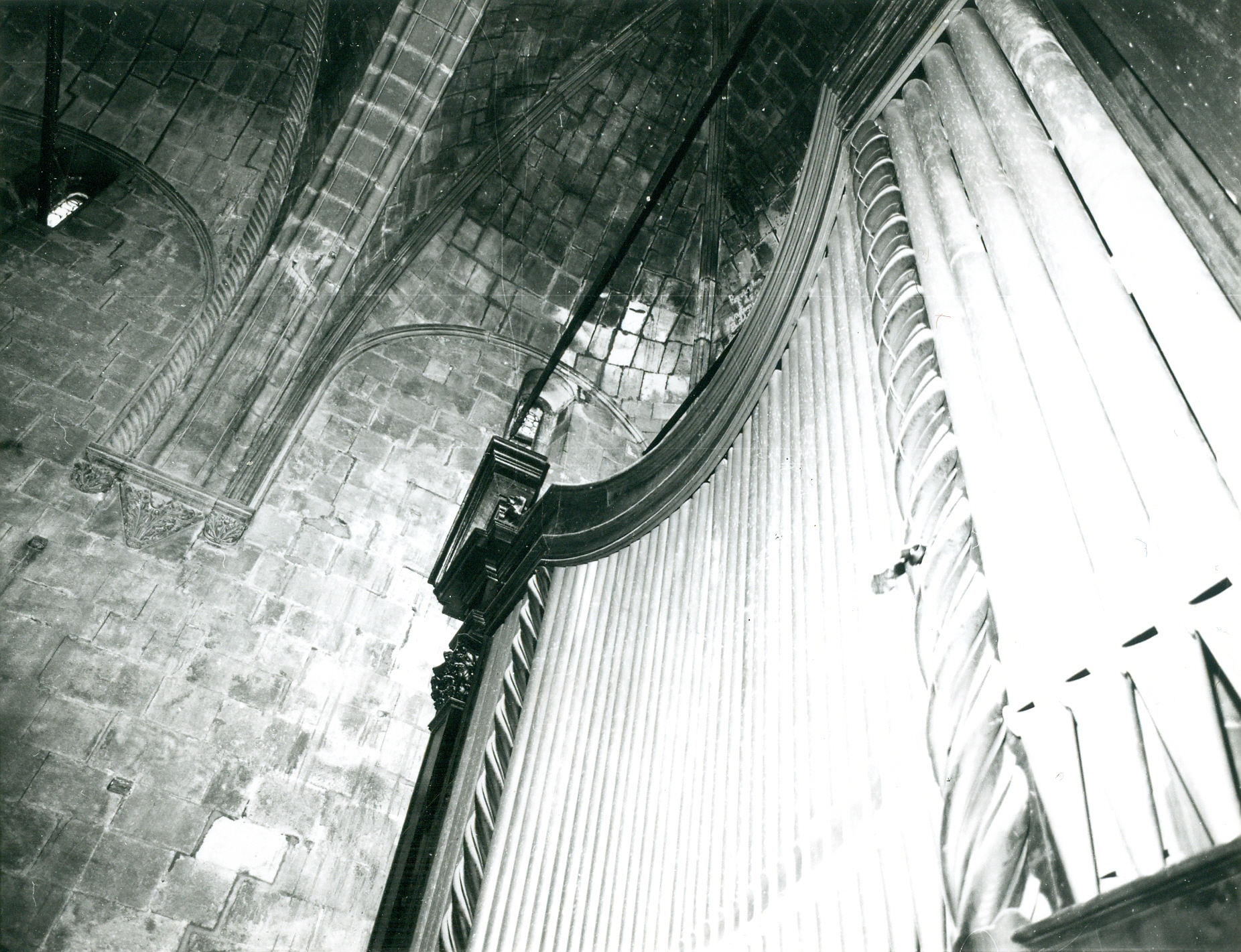 Nino Vranić, Trogir (Trogir) - Katedrala Sv. Lovre (Sv. Ivana Trogirskog) - Detalj prospekta - lijeva zona