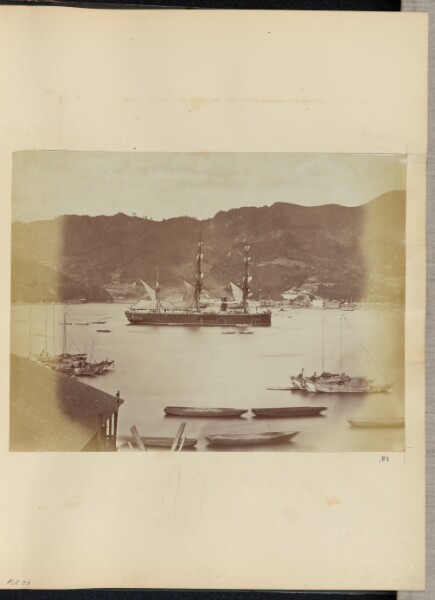 Unknown, [View of a ship]