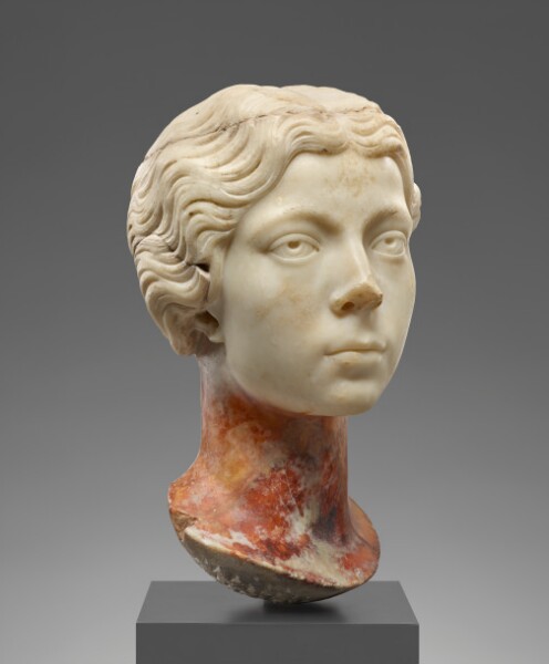 Unknown, Portrait Head of a Young Woman