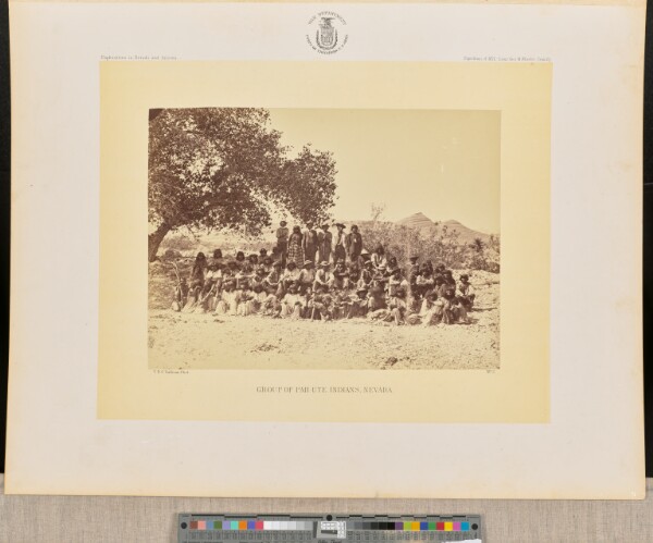Timothy H. O'Sullivan, Group of Pah-Ute Indians, Nevada