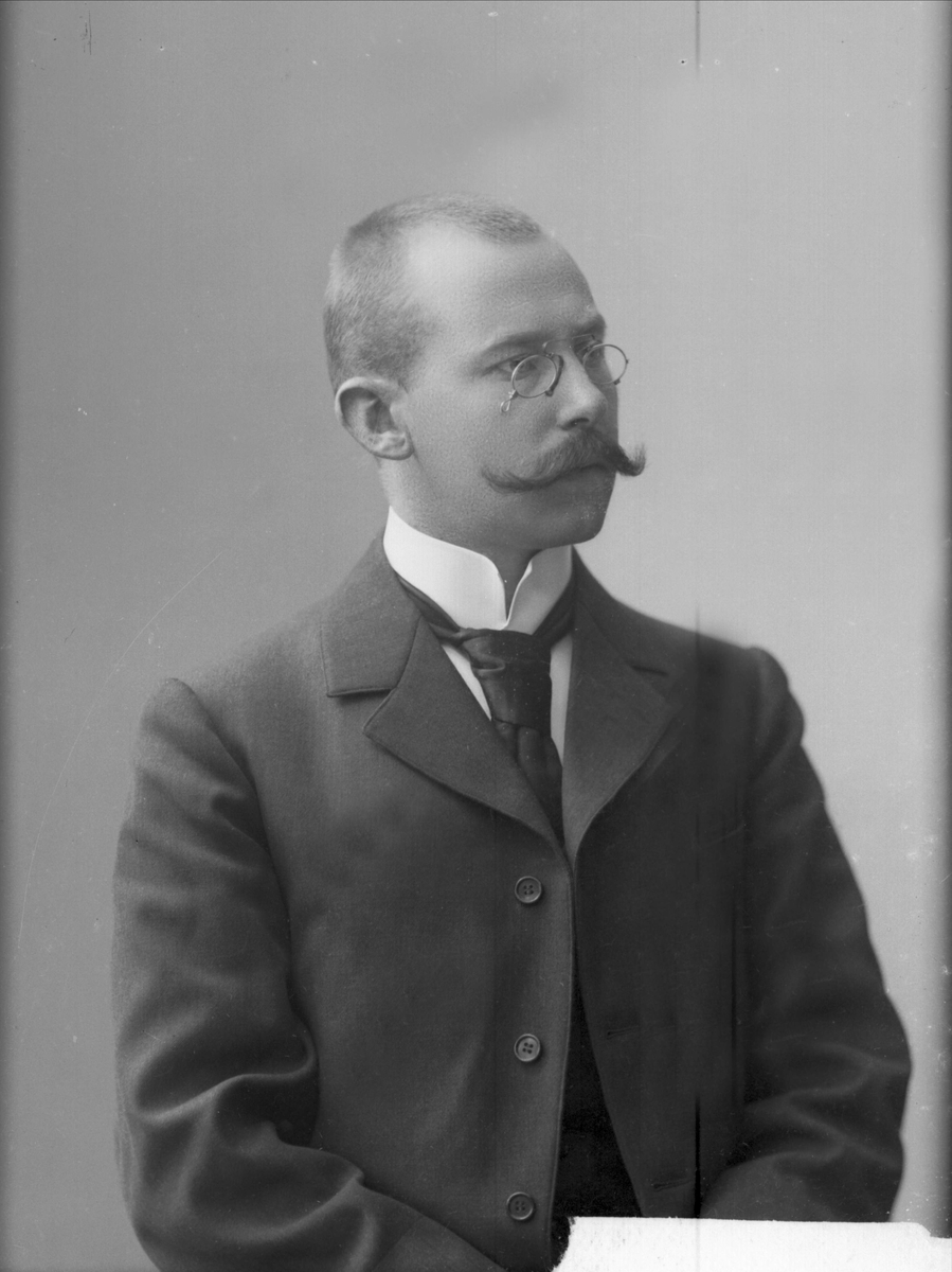 Gustav Borgen, Portrett, Hans Gude, bankkasserer/grosserer.