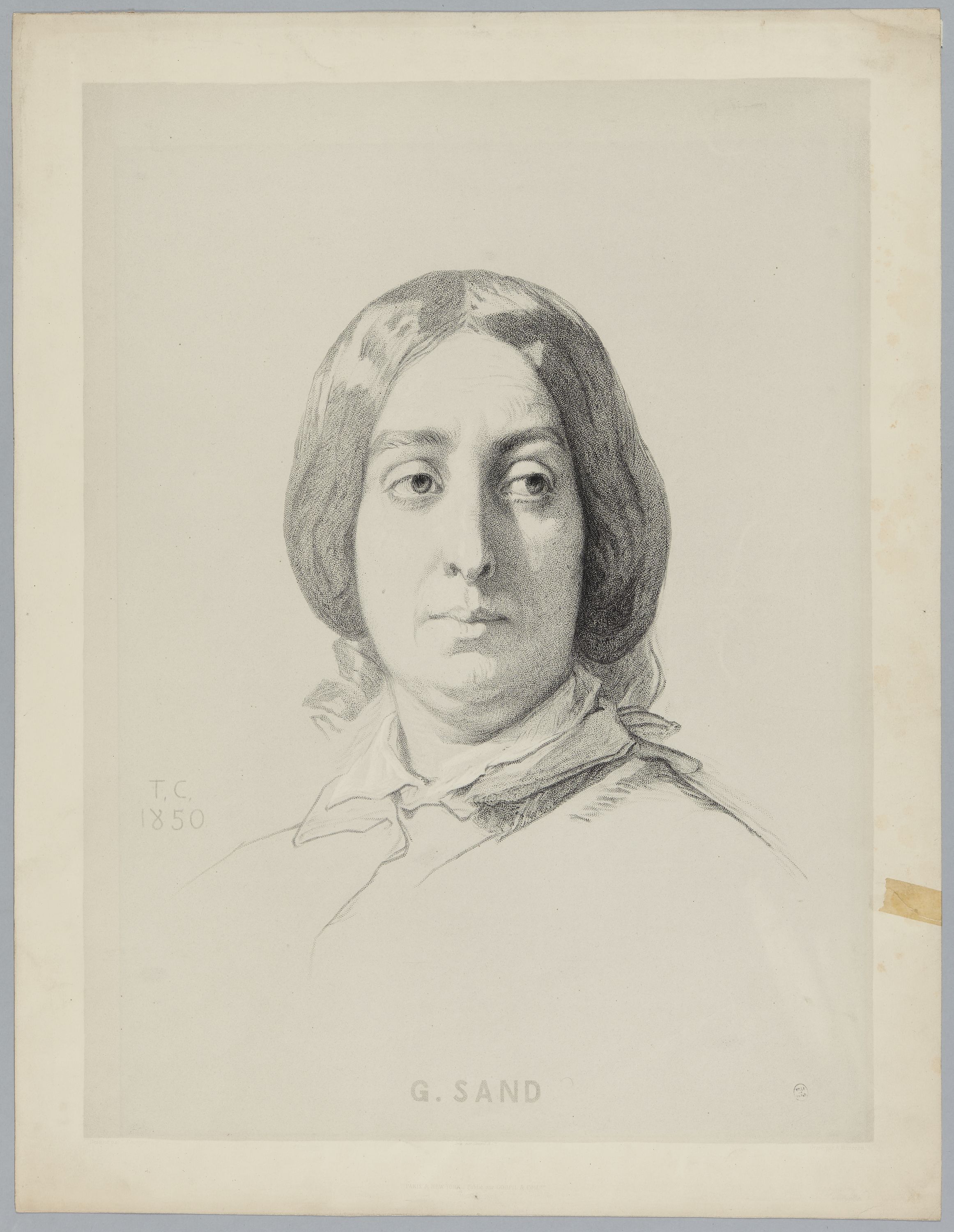 Alexandre Manceau, Portrait de George Sand