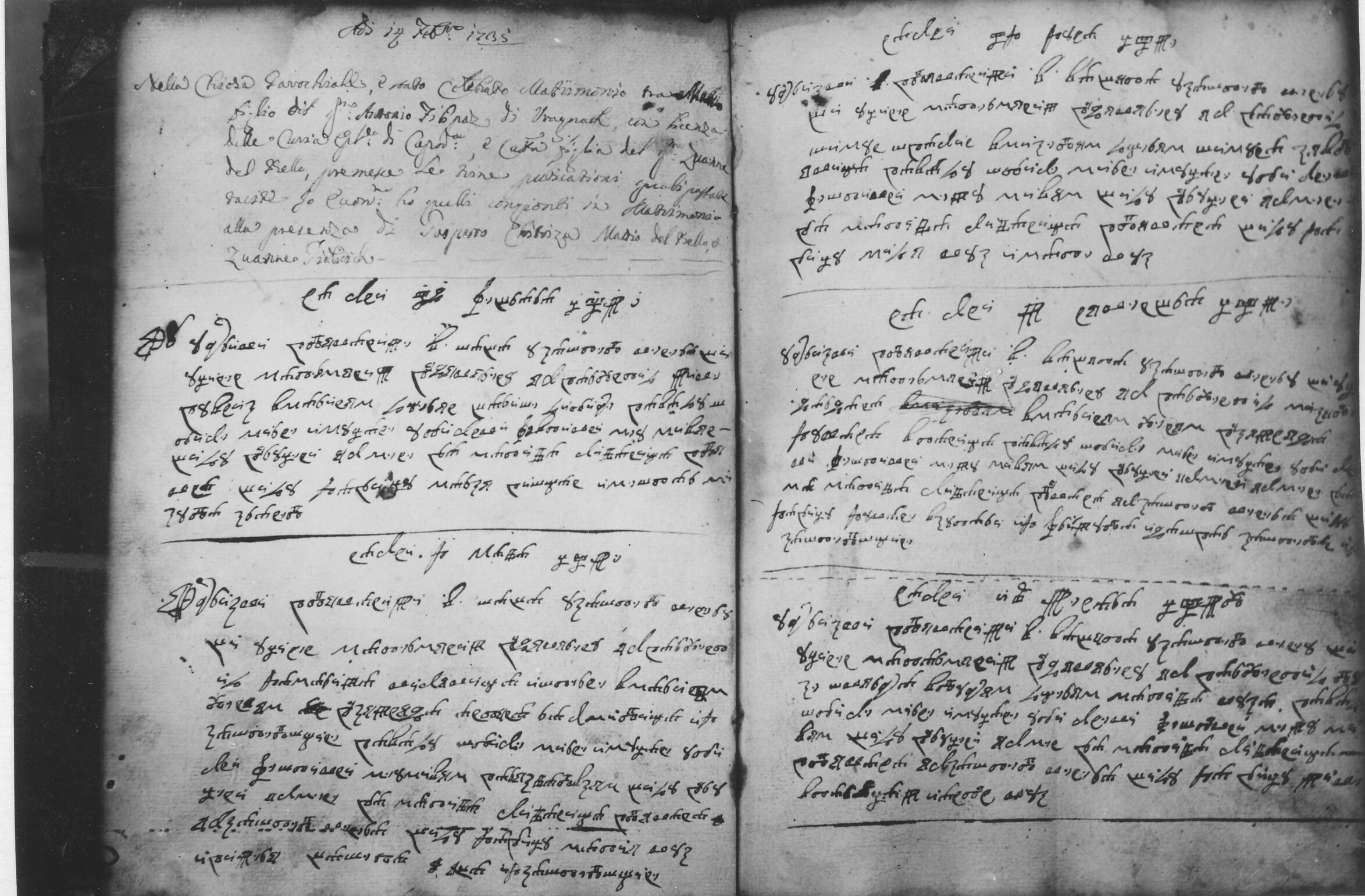 Branko Fučić, Kaštel (Buje), glagoljska matica iz 1668. godine u Arhivu župnog dvora