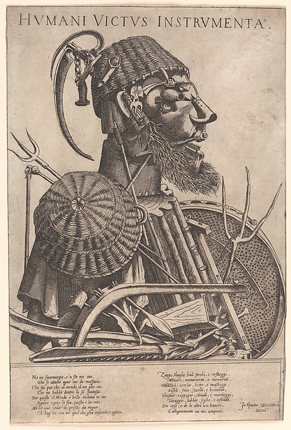 Giuseppe Arcimboldo, Instruments of Human Sustenance (Humani Victus Instrumenta): Agriculture