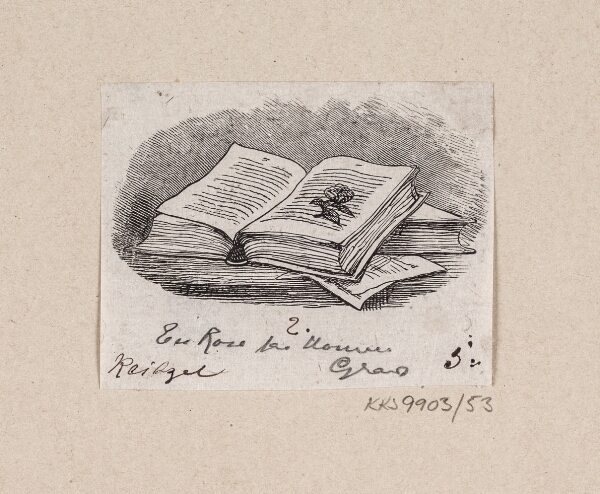 H.P. Hansen, Illustration til "En Rose fra Homers Grav" i H.C. Andersen, "Eventyr og Historier", Bind 1