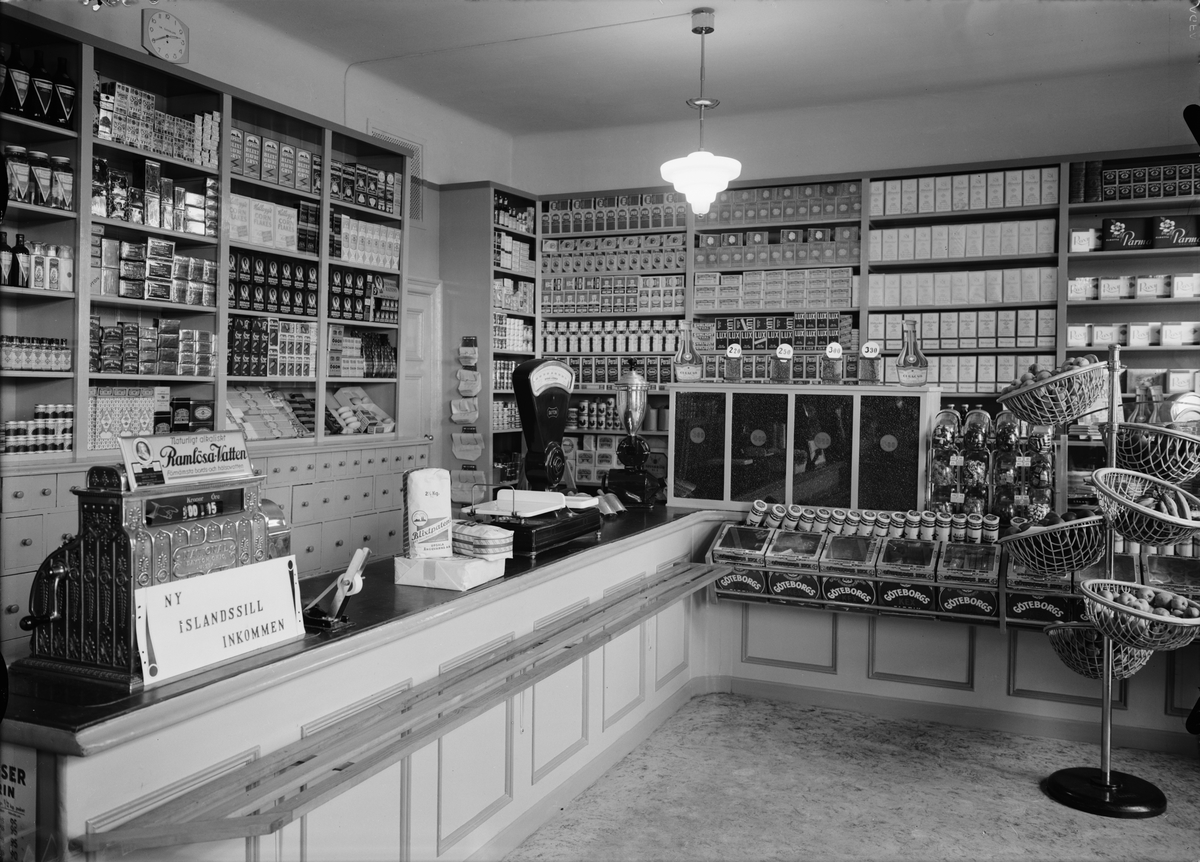 Paul Sandberg, Livsmedelsaffär, Uppsala 1934