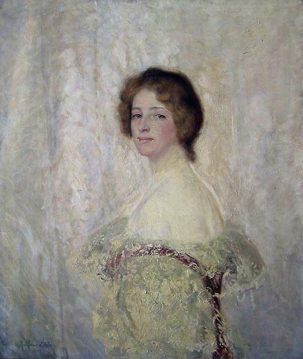 Halfdan Strøm, Portrait of a Woman