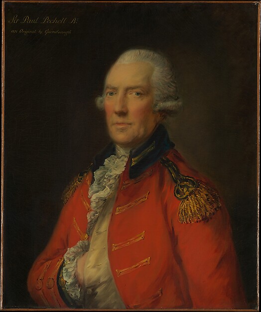 Thomas Gainsborough, Lieutenant Colonel Paul Pechell (1724–1800)