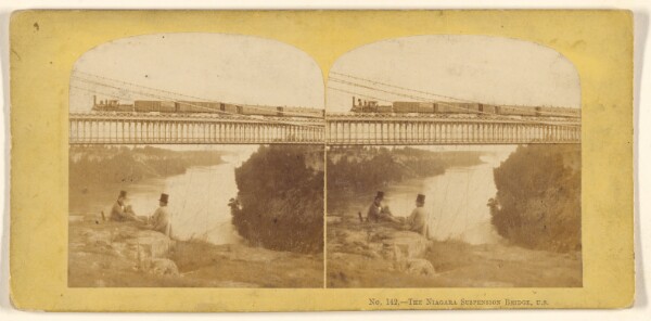 William England, The Niagara Suspension Bridge, U.S. Sectional View.