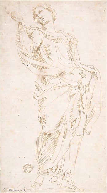 Anonymous, Italian, 16th century, Draped Figure