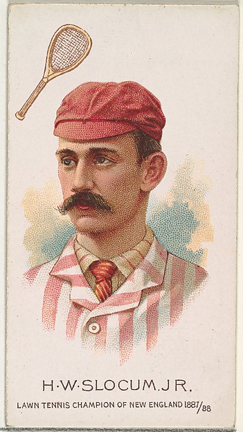Allen & Ginter, H.W. Slocum, Jr., Lawn Tennis Champion of New England 1887/88, from World's Champions, Series 2 (N29) for Allen & Ginter Cigarettes