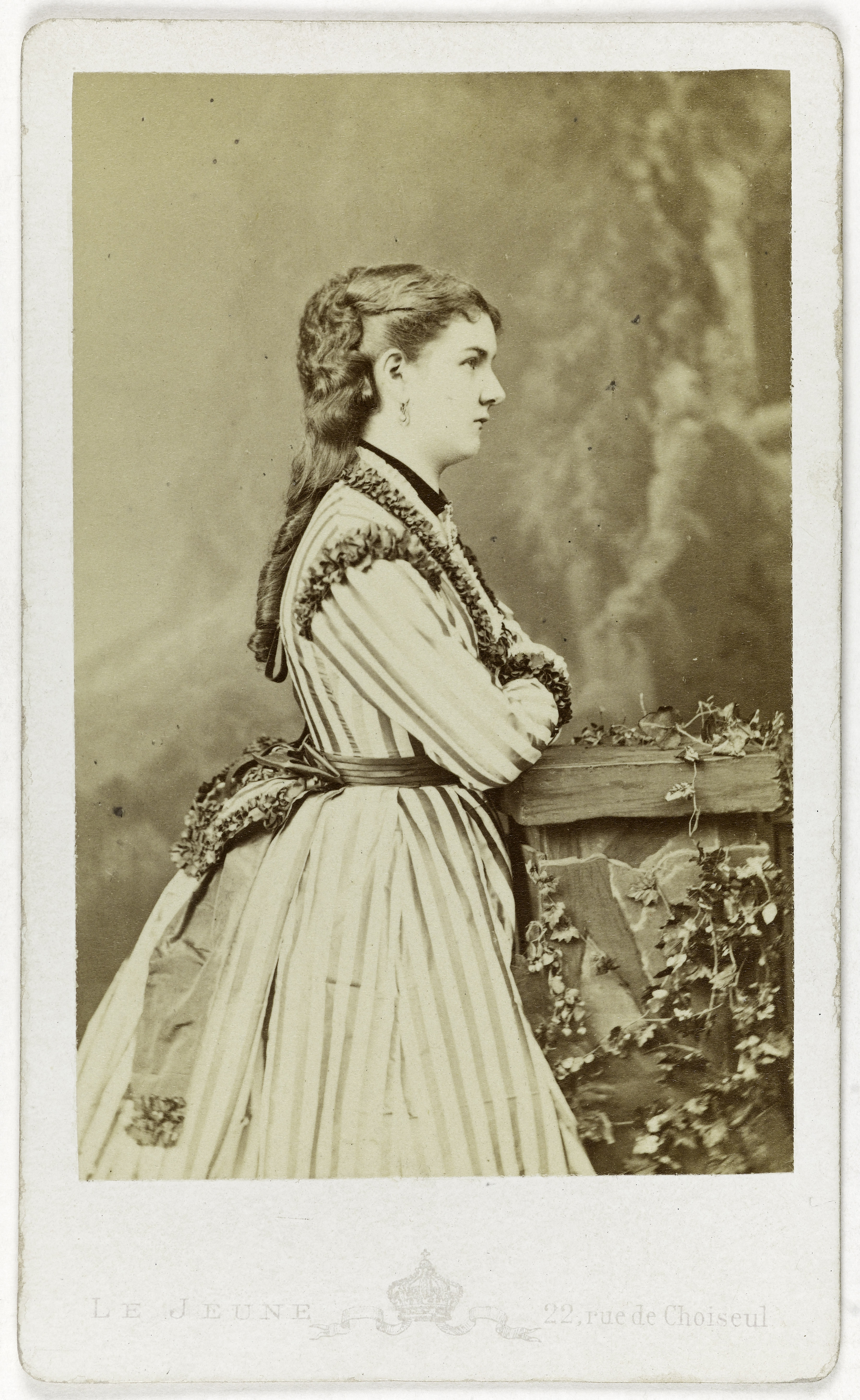 LeJeune, Portrait de la princesse de Monaco (1850-1922), née Mary-Victoire Douglas Hamilton.