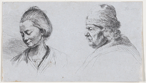 Jean Jacques de Boissieu, Study of Four Heads