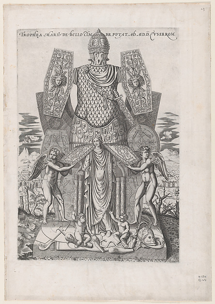 Anonymous, Trophies of Marius, from "Speculum Romanae Magnificentiae"