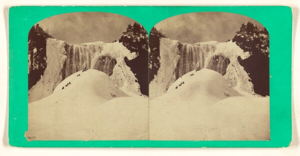 William Notman, Montmorency Falls with Cone.