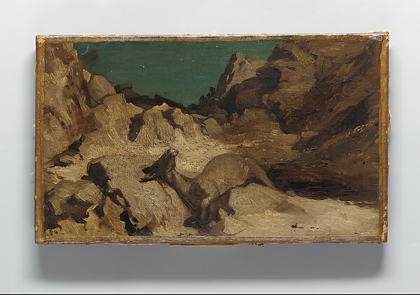 Elihu Vedder, The Fable of the Miller, His Son, and the Donkey No. 9