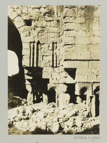 K.A.C. Creswell, North Iwan in Audience Hall, Amman Citadel, Amman