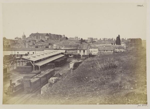 Parker, John Henry, General View of Rome from the Mons Justitiae, on the Agger of Servius Tullius, near the Railway Station