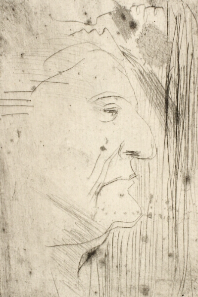 Oluf Hartmann, Portræt af kunstnerens mor