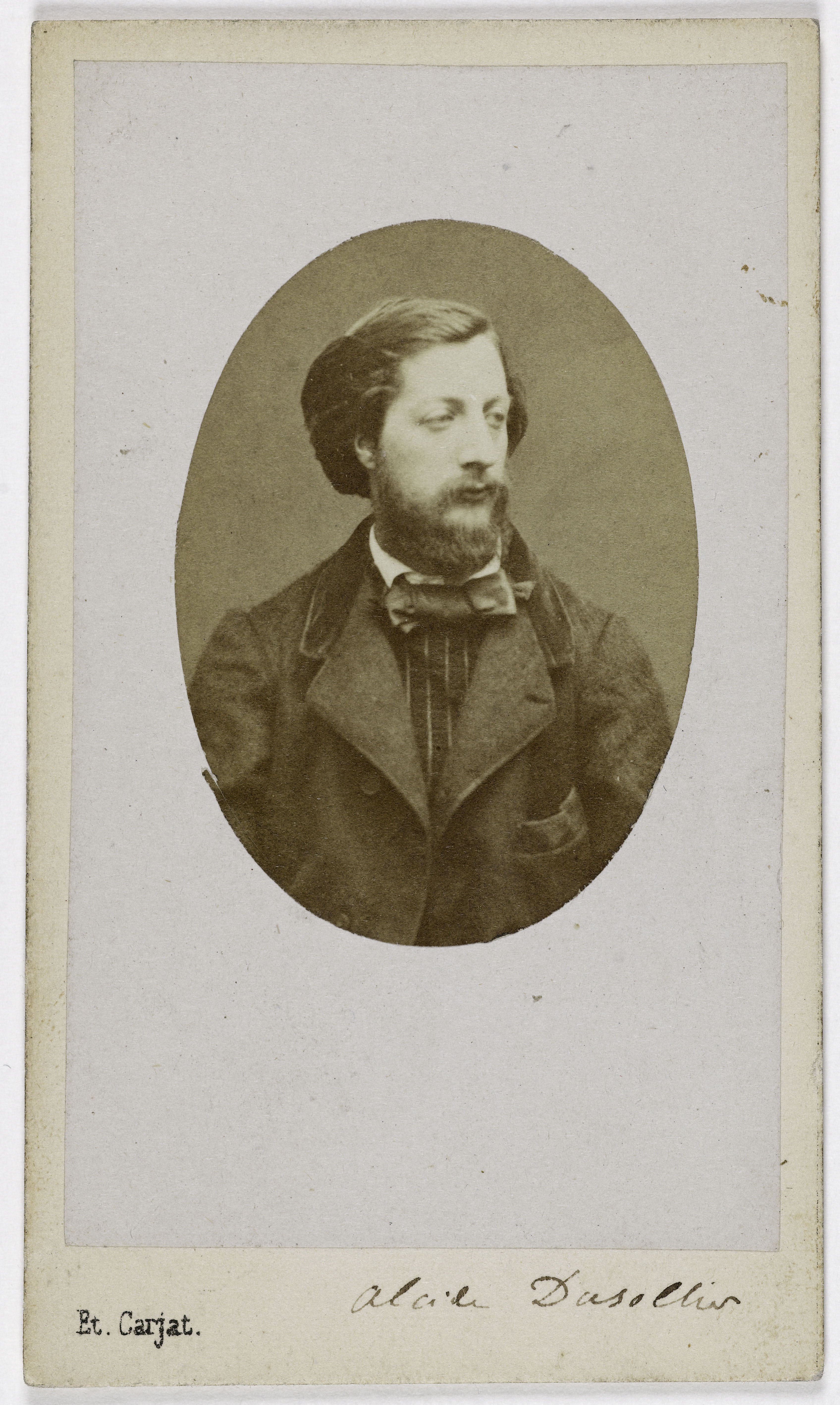 Carjat & Cie, Portrait d'Alcide Dusolier, (1836-1918), (littérateur, homme politique)