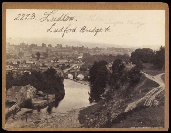 Francis Frith, Ludlow.  Ludford Bridge etc.
