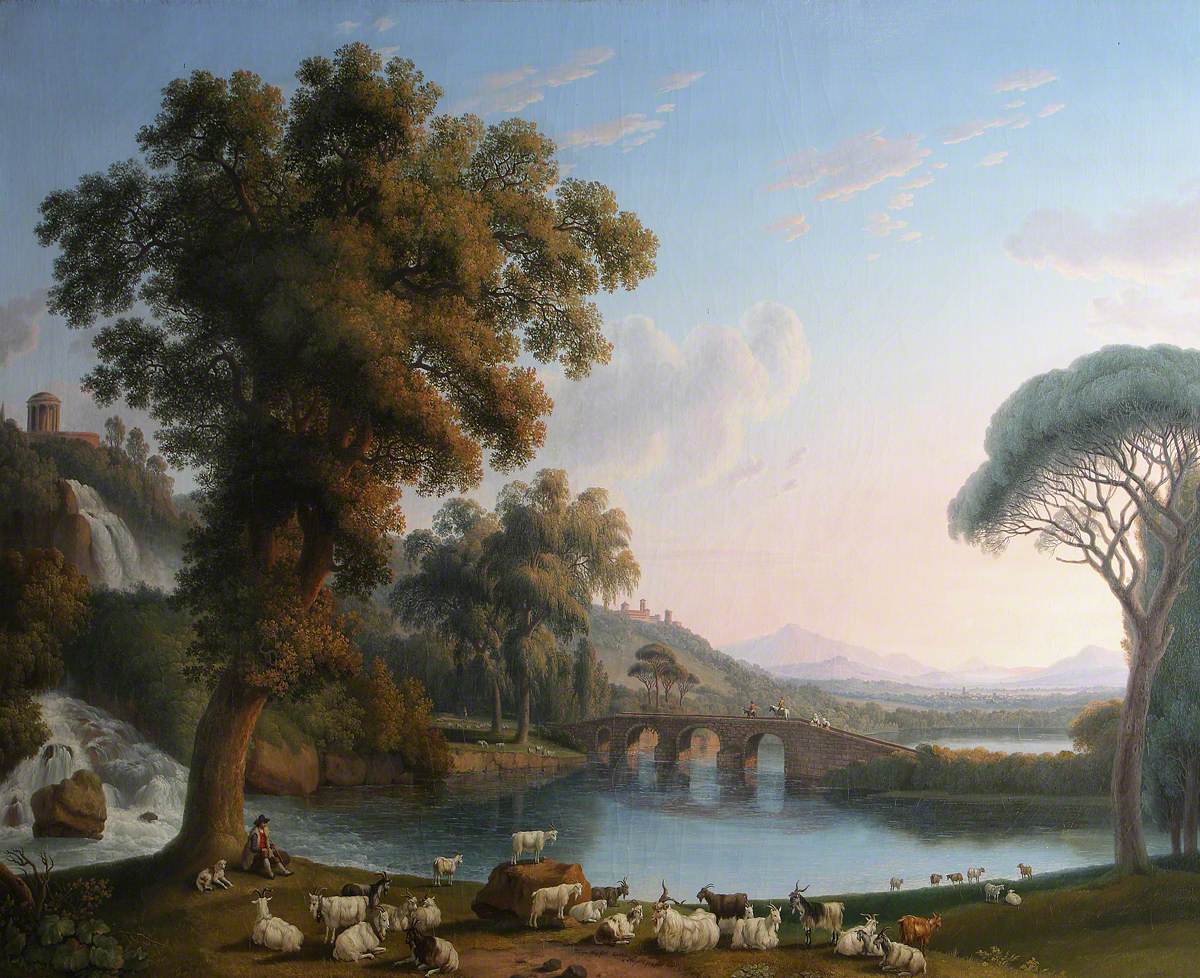 Jacob Philipp Hackert, Imaginary River Landscape