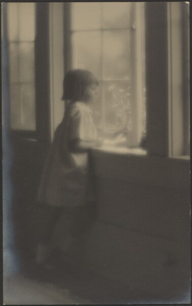 Louis Fleckenstein, [Little Girl Looking Out Window]