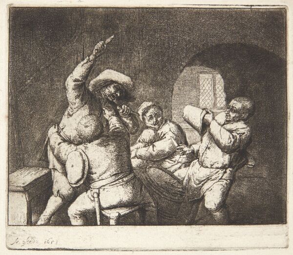 Adriaen van Ostade, Bønder, der slås