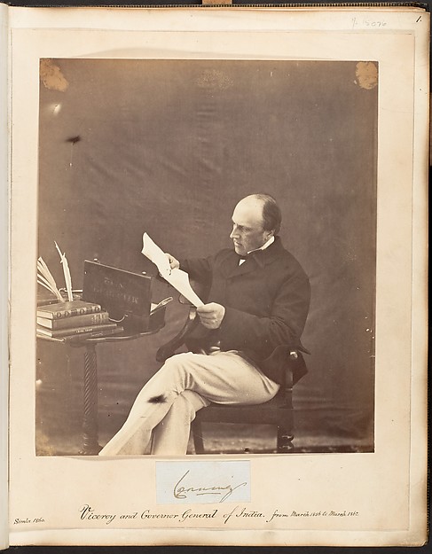 Unknown, [Lord Canning, Viceroy and Governor General of India, from March 1856 to March 1862]