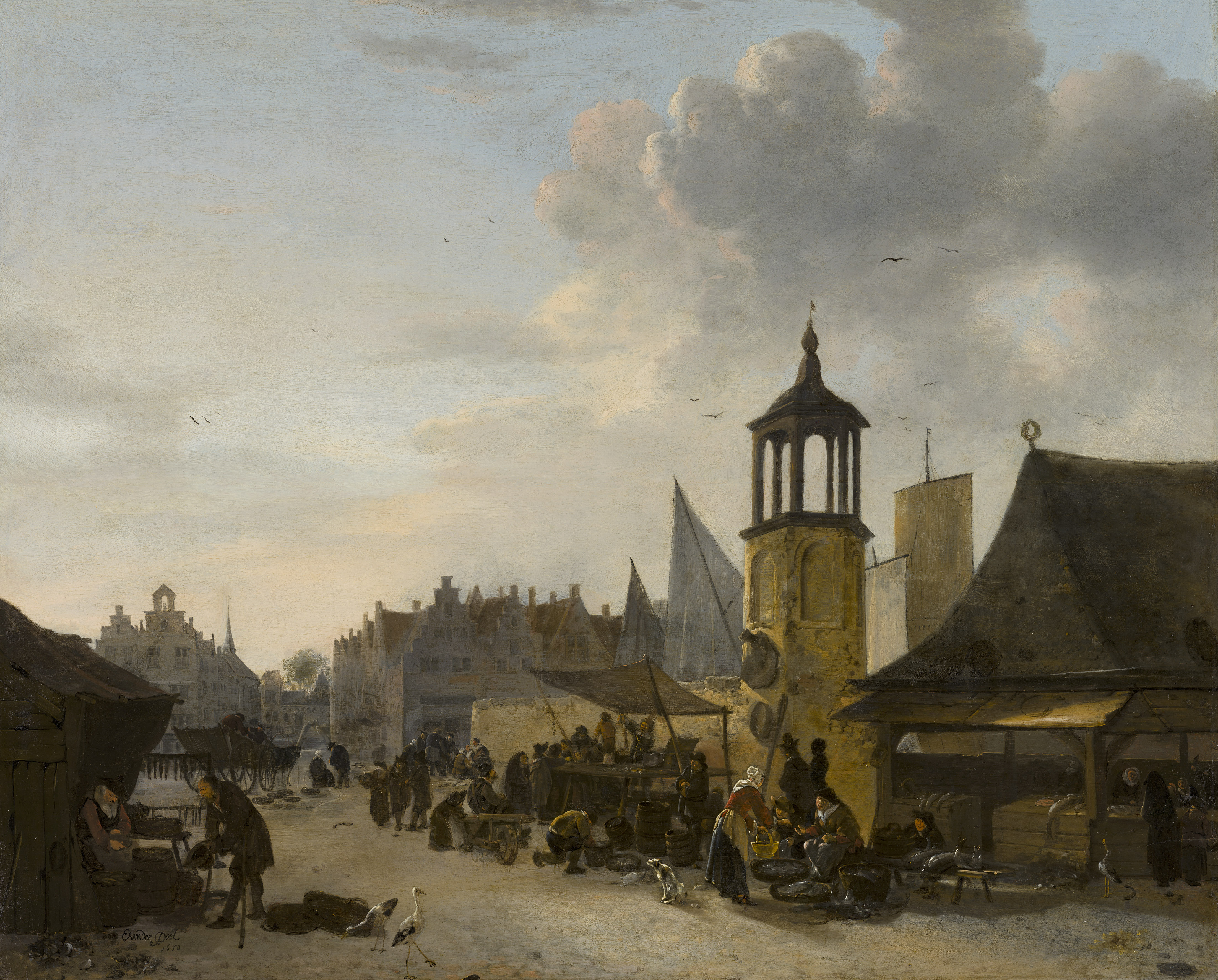 Egbert van der Poel, Vismarkt
