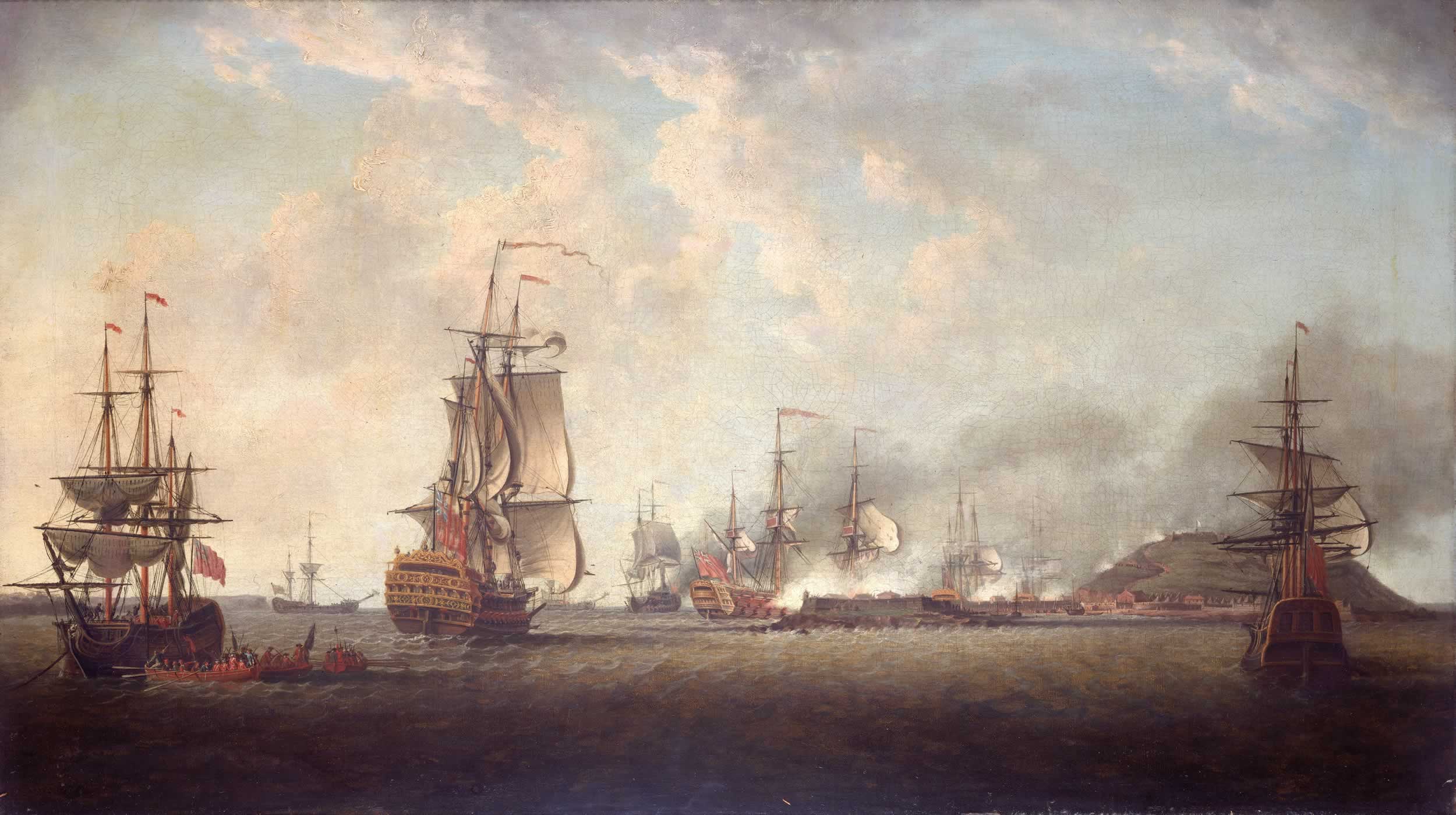 Dominic Serres, Attack on Goree 29 decembre 1758
