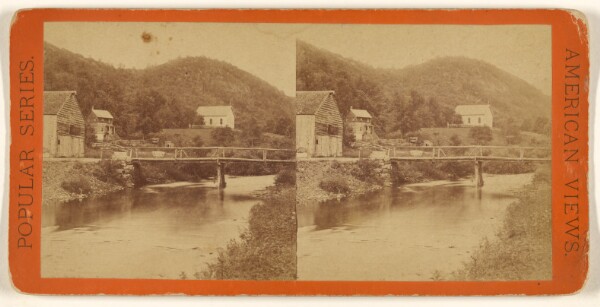 Edward and Henry T. Anthony & Co., The Beauties of the Ramapo, Erie Railway. Bridge Over the Ramapo at Greenwood.