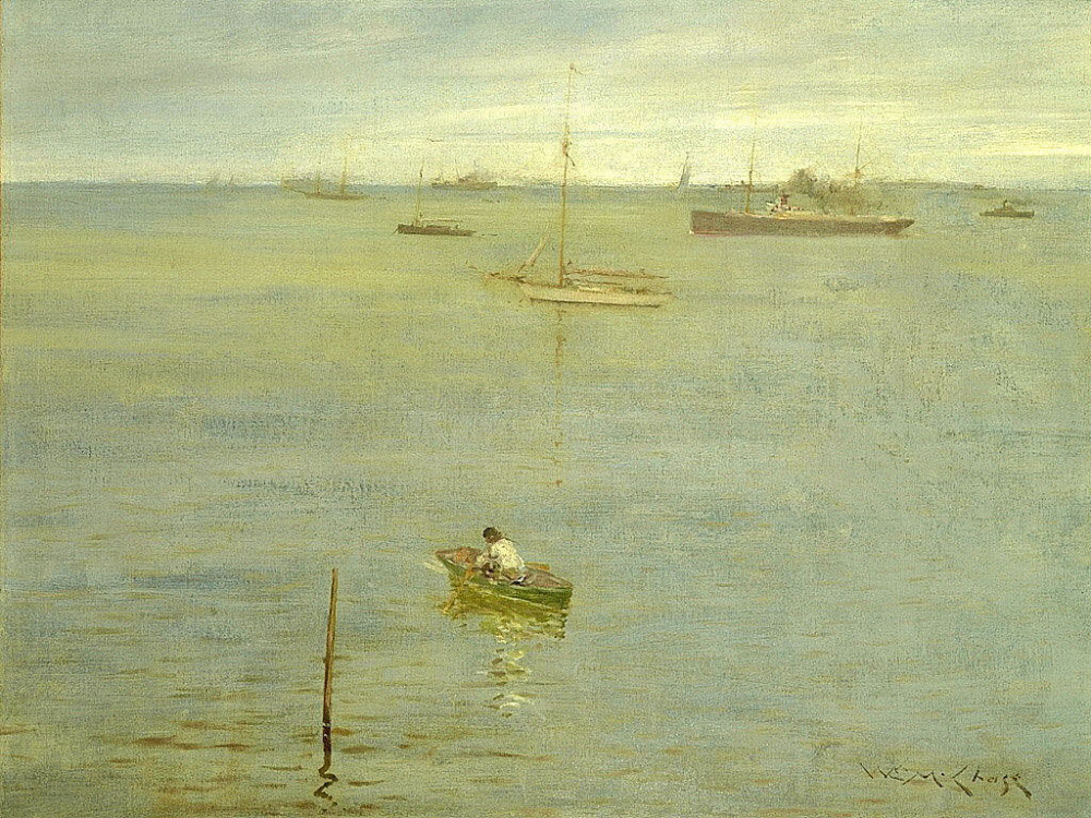 William Merritt Chase, Harbor Scene