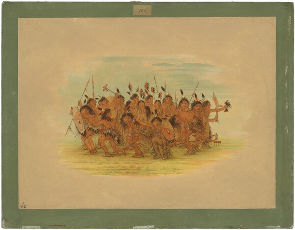 George Catlin, Scalp Dance - Sioux