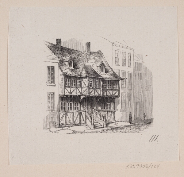 H.P. Hansen, Illustration til "Det Gamle Huus" i H.C. Andersen, "Eventyr og Historier", Bind 2