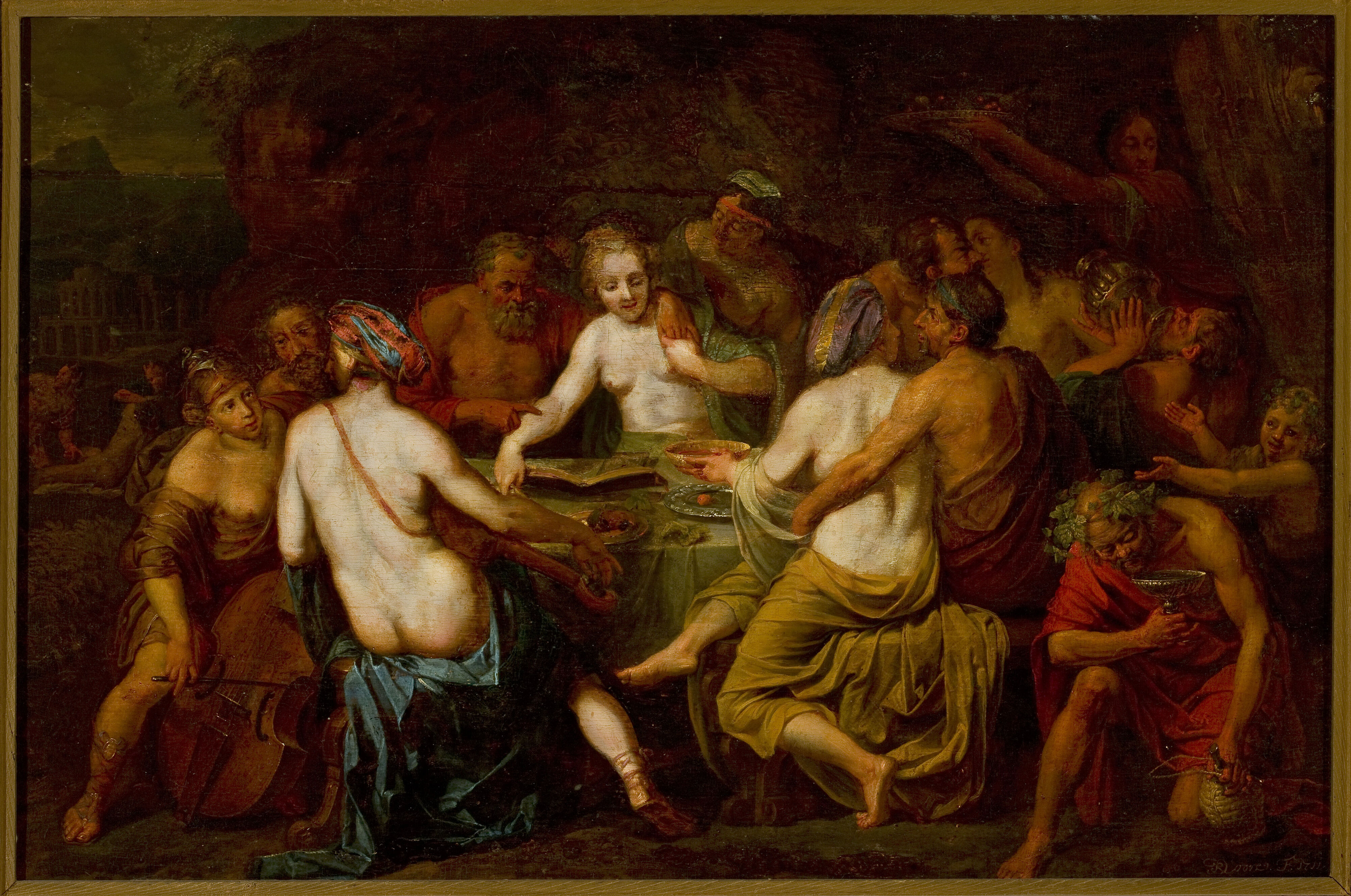 Jacques Ignatius de Roore, Bacchanalia: Mankind before the flood (Mt 24:38-39)