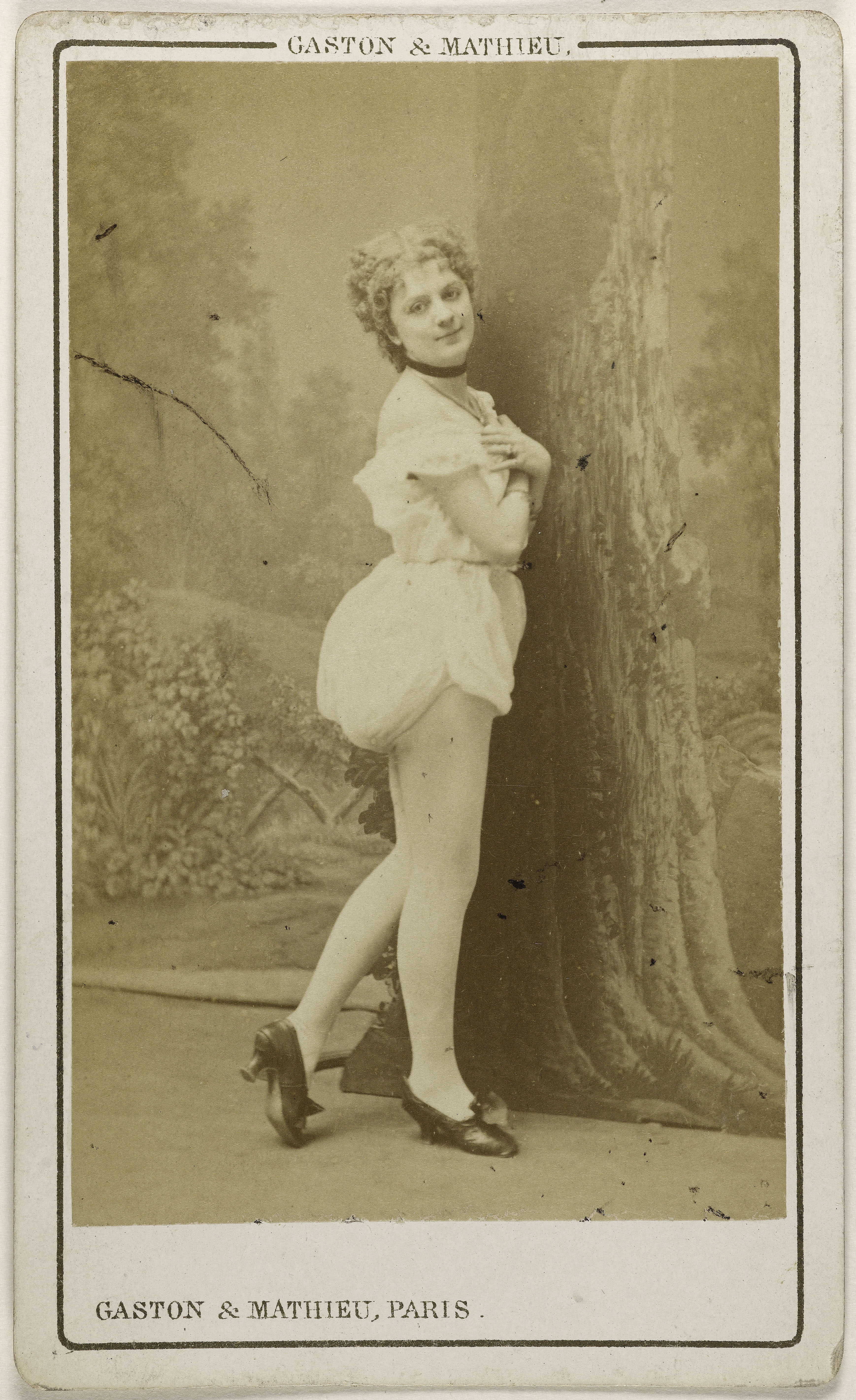 Mathieu & Cie Gaston, Portrait de Béranger, Berthe, (actrice)
