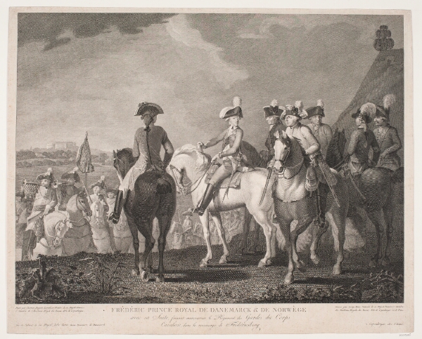 Georg Haas, Frédéric Prince Royal de Danemarck dans le voisinage de Fredericsberg