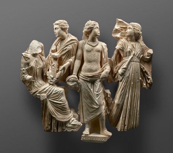Unknown, Fragments of a Sarcophagus with Muses