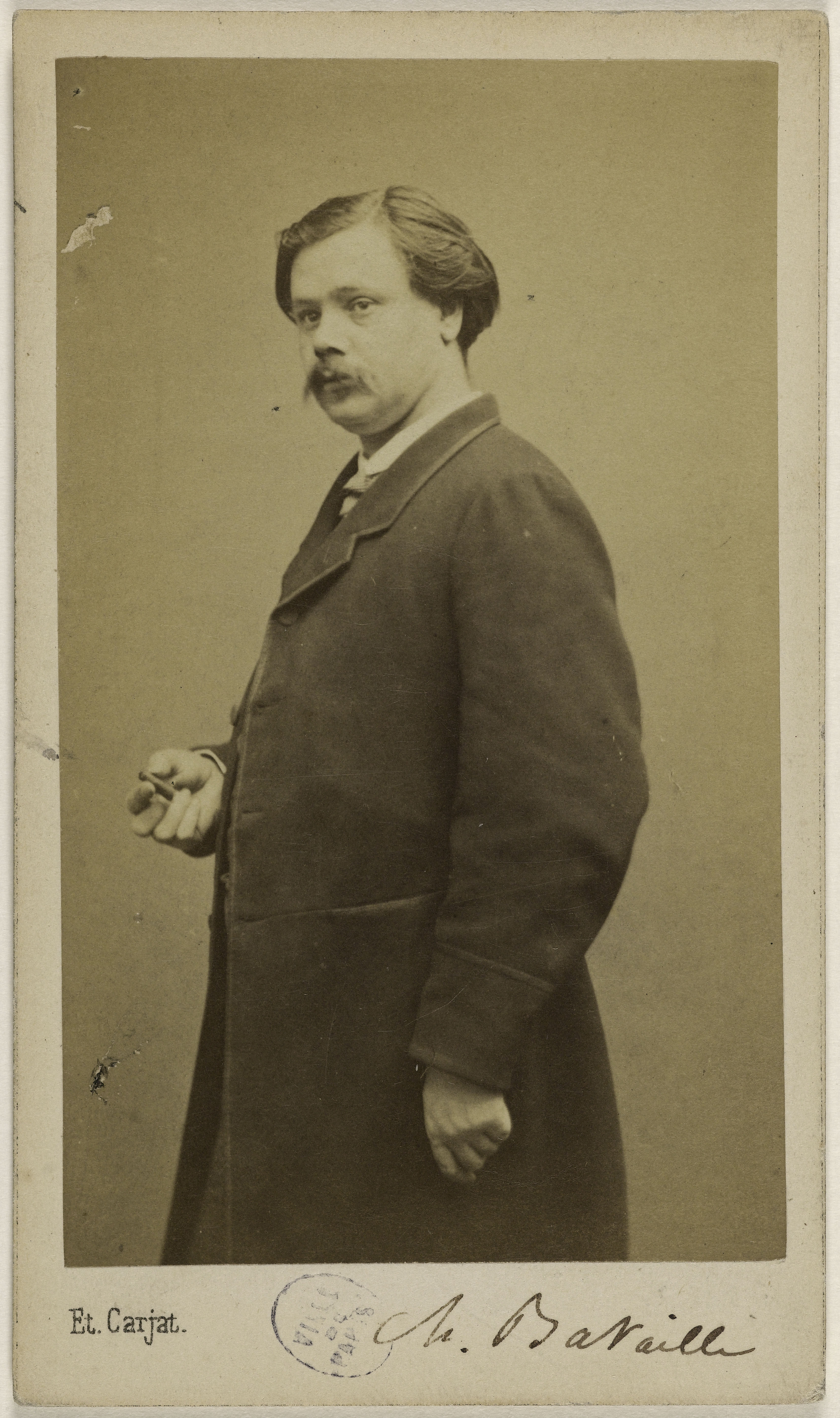 Etienne Carjat, Portrait de Bataille, Charles, (1831-1868), (journaliste, auteur dramatique)