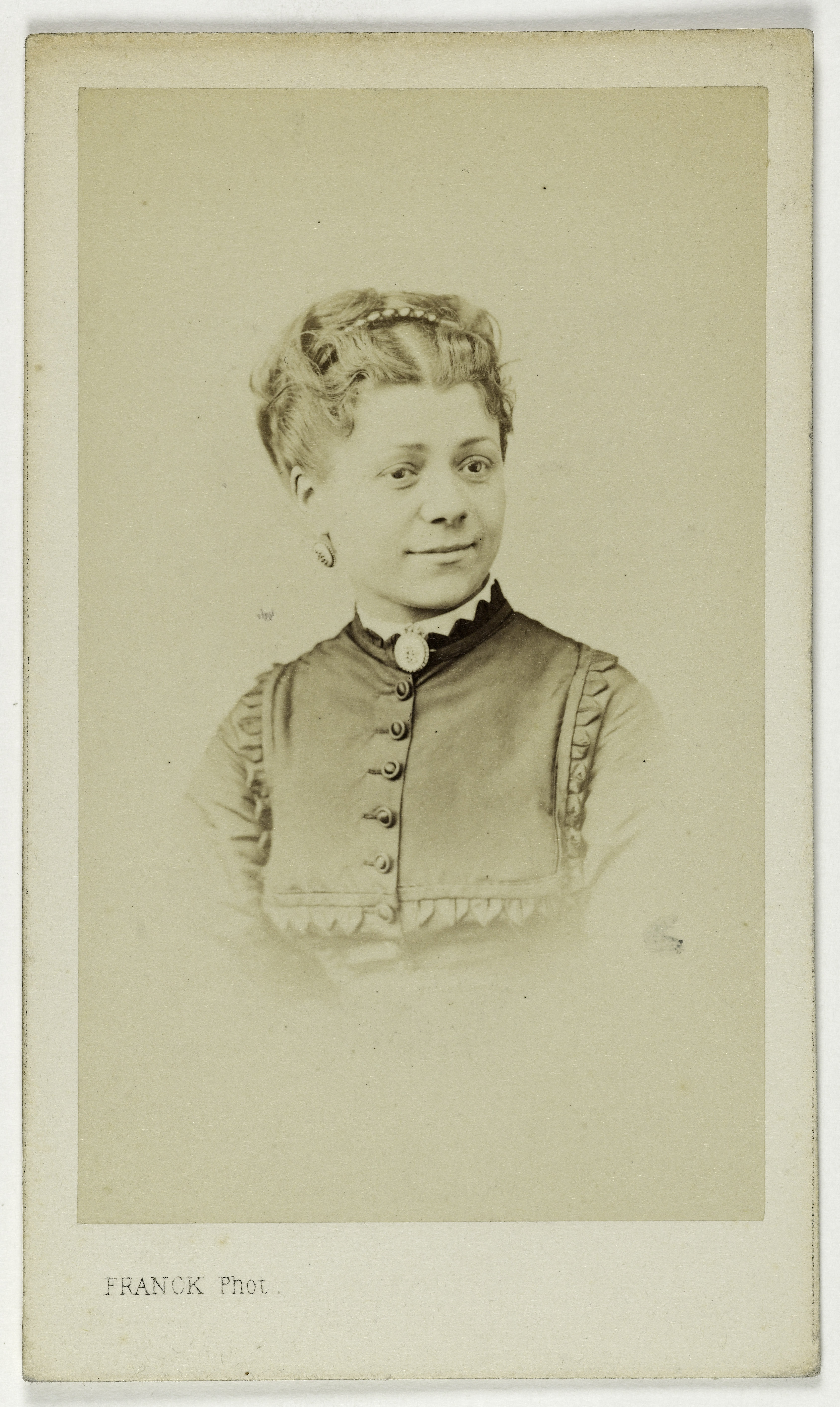 Franck, Portrait de Mme Grivot, (née Marie Laurent), (1843-1890), (actrice)