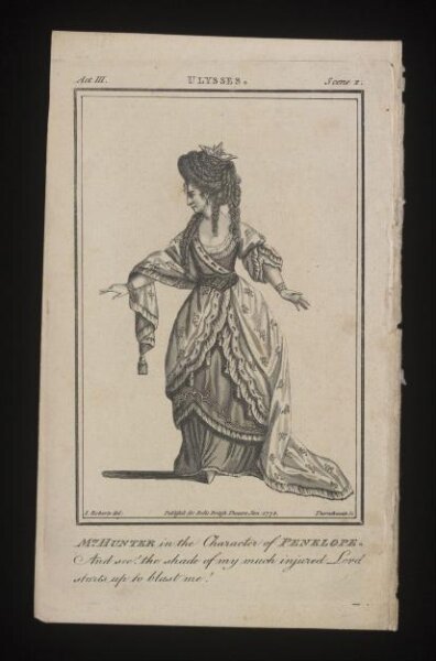 James Roberts, Mrs Hunter in the character of Penelope